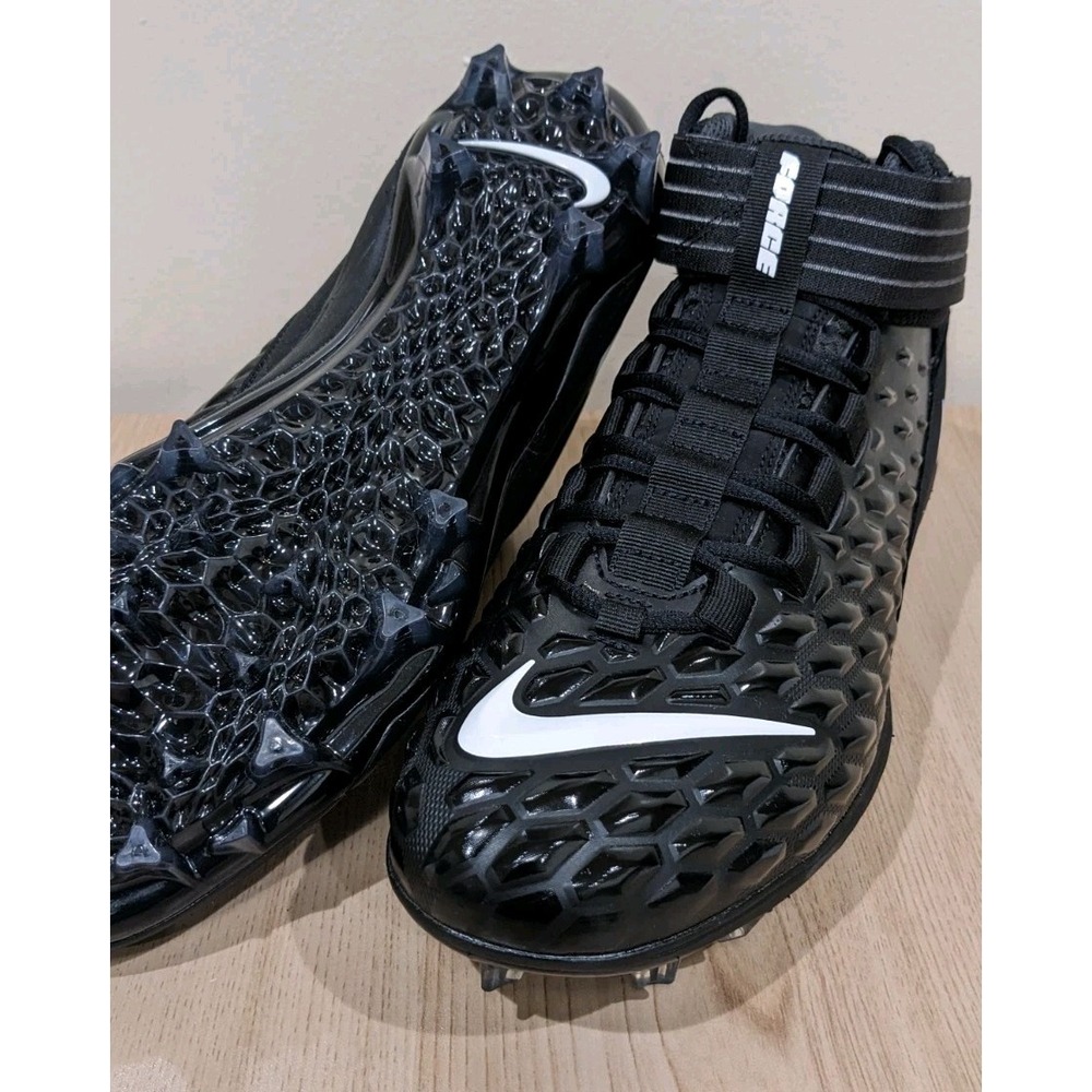 Nike Force Savage Pro 2 Football Cleats Men's Size 10.5 Black AH4000-002 NWT - Picture 7 of 7